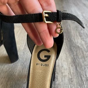 Guess block high heels